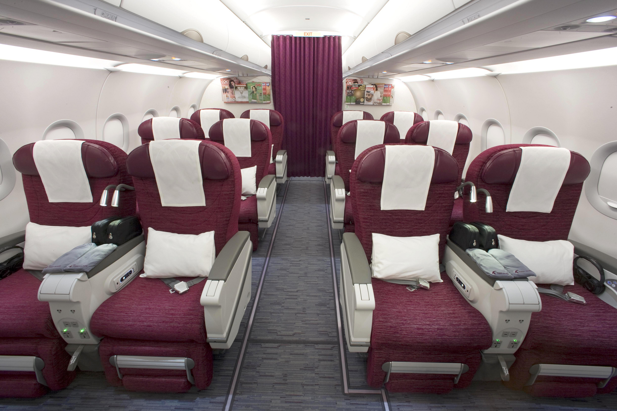 Qatar A320 business class