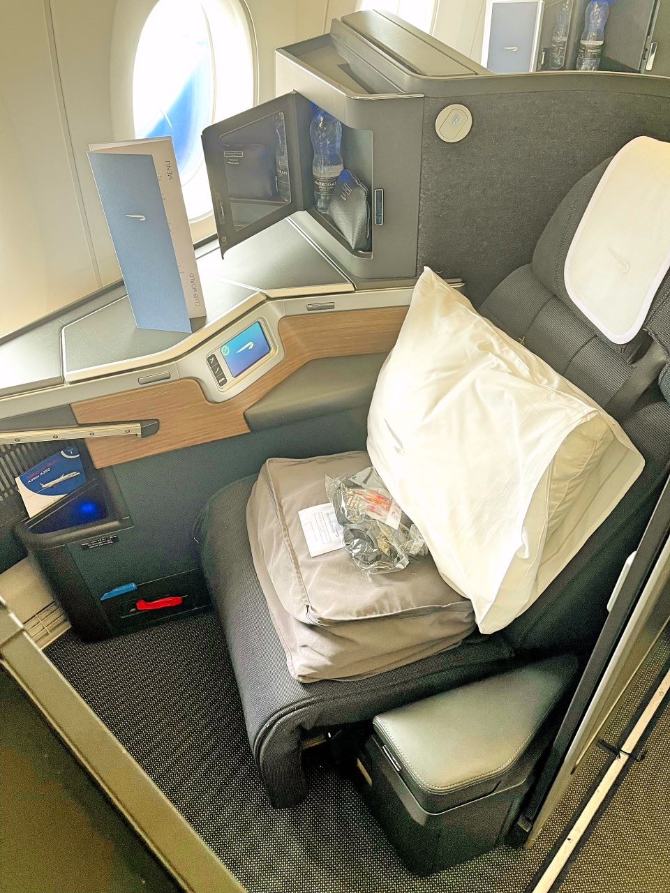 British Airways A350 Business Class Seat